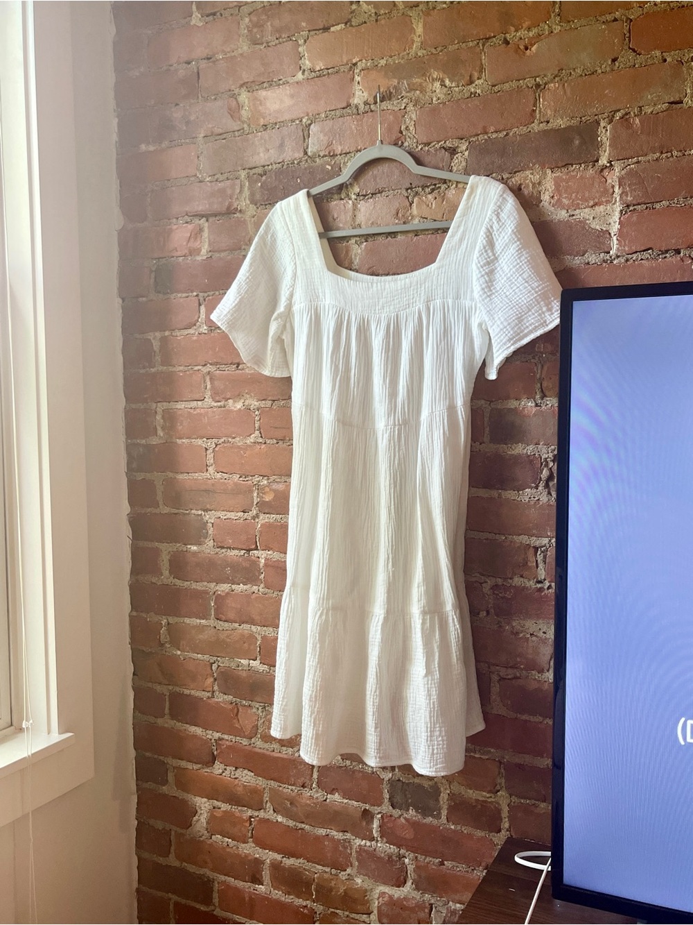 Rails Valentina Gauze Square-Neck Dress